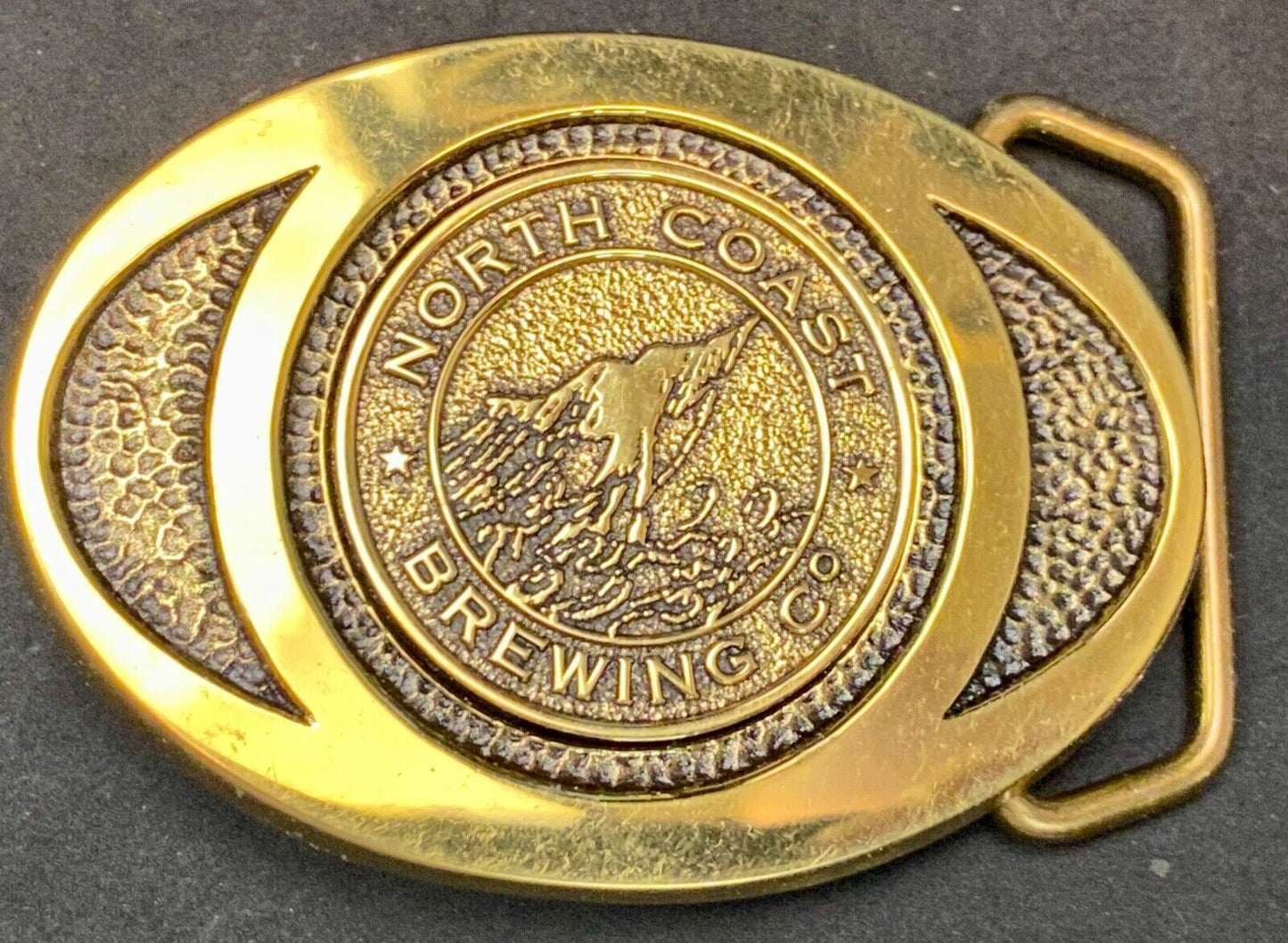 Beer Brewery Collectable North Coast Brewing Company Solid Brass Bts Belt Buckle