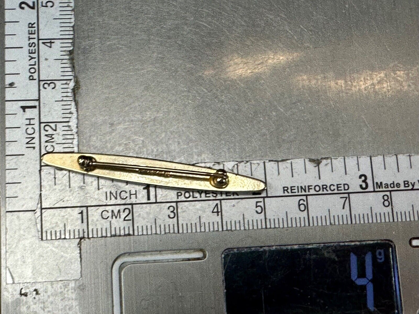 vintage Avon signed gold tone brooch pin
