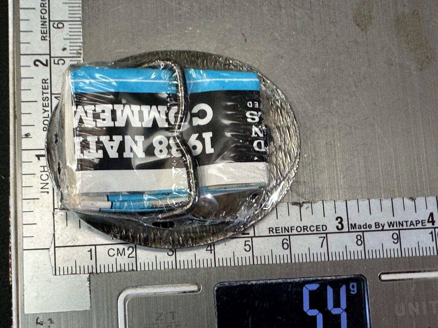 1988 Youth Sized NFR National Finals Rodeo belt buckle