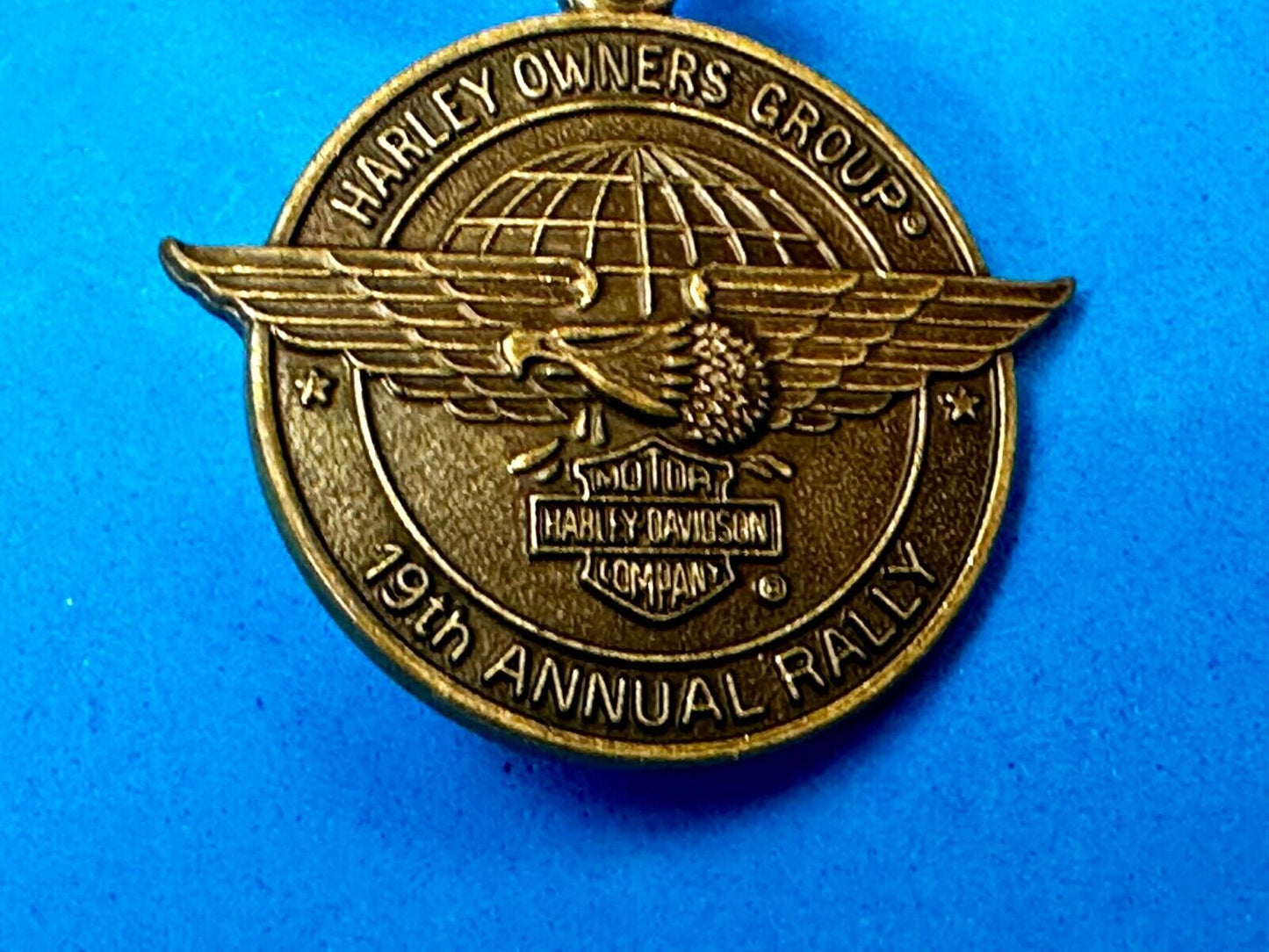 Atlanta 19th Annual Bike Rally Medal Pin Award Harley Davidson Owner Group HOG