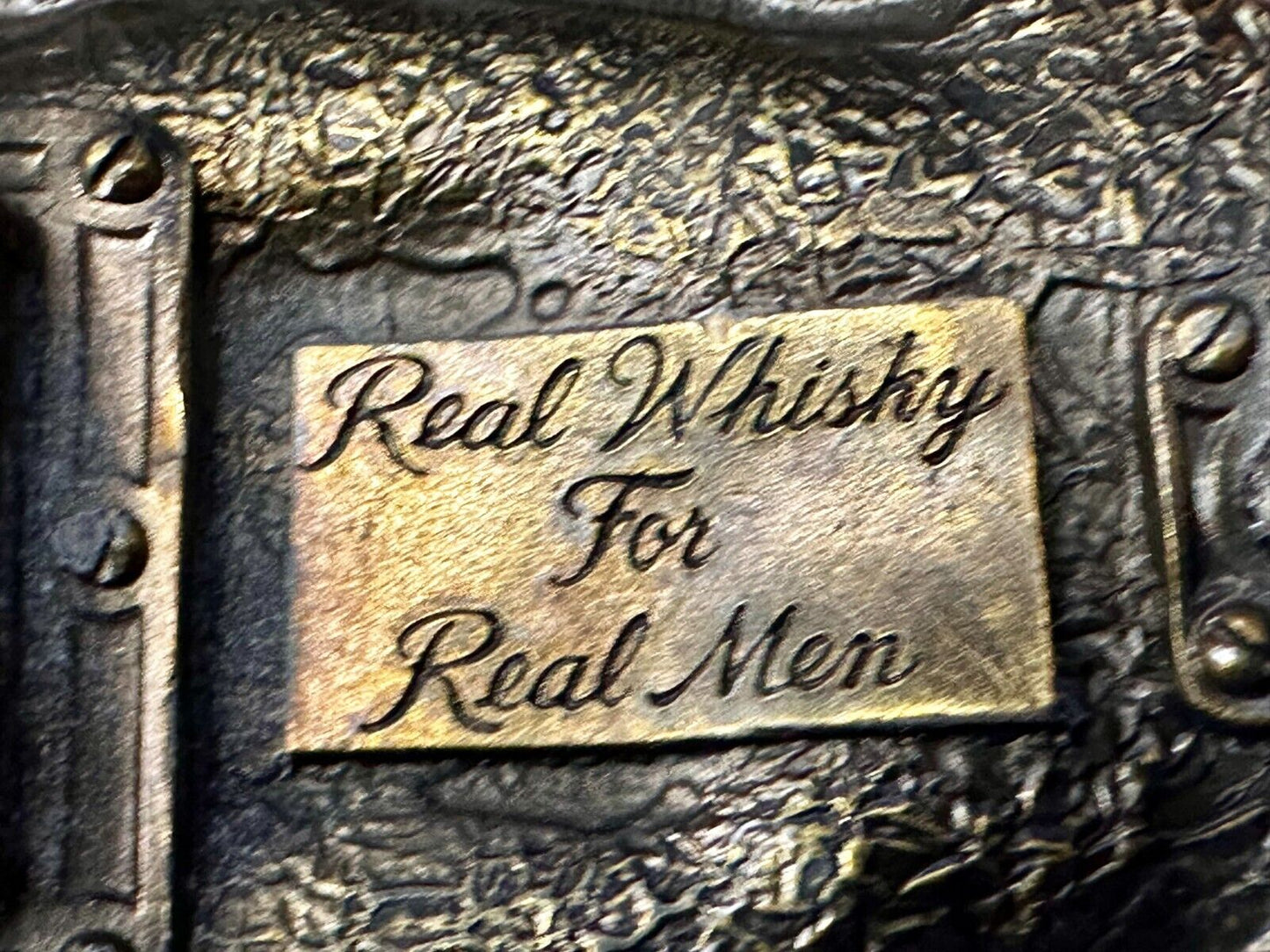 The Spirit of Tennessee Lord Calvert Real Canadian Whisky Promo Belt Buckle