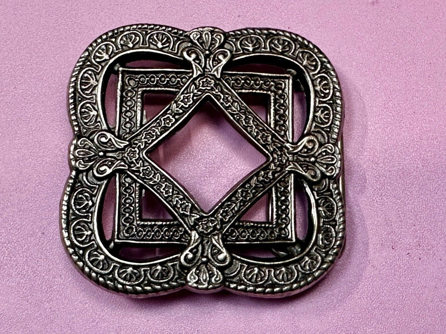 Vintage Art Deco Style Openwork Replacement Belt Buckle