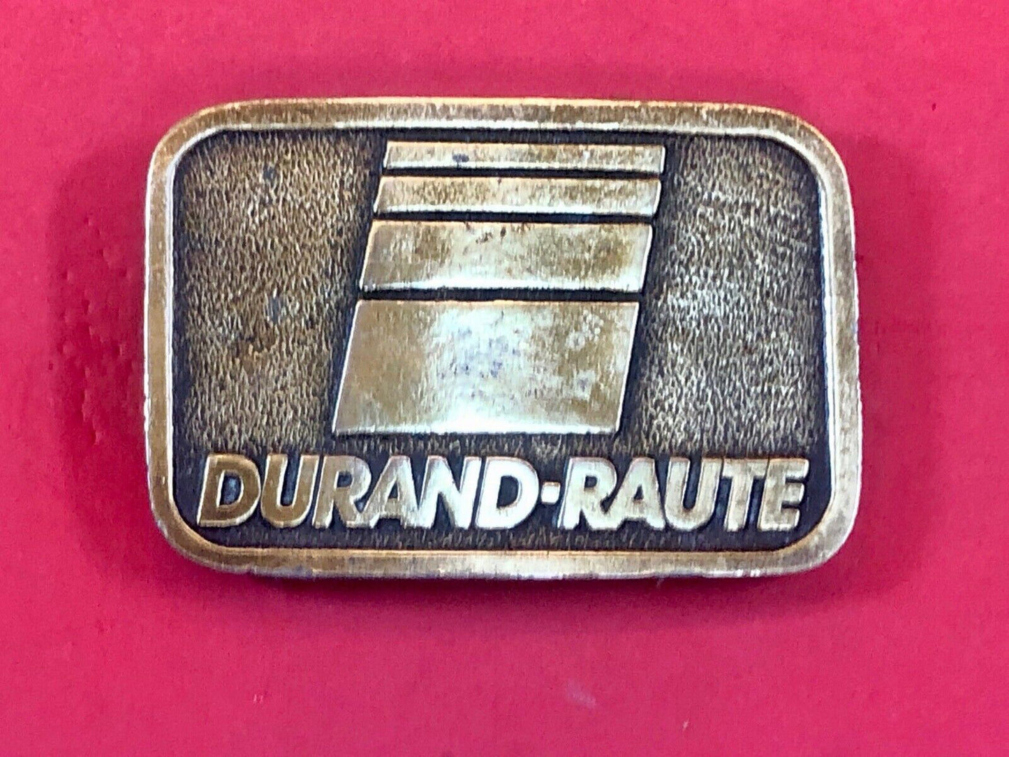 Vintage Durand - Raute Milling Machinery belt buckle by Adaisy