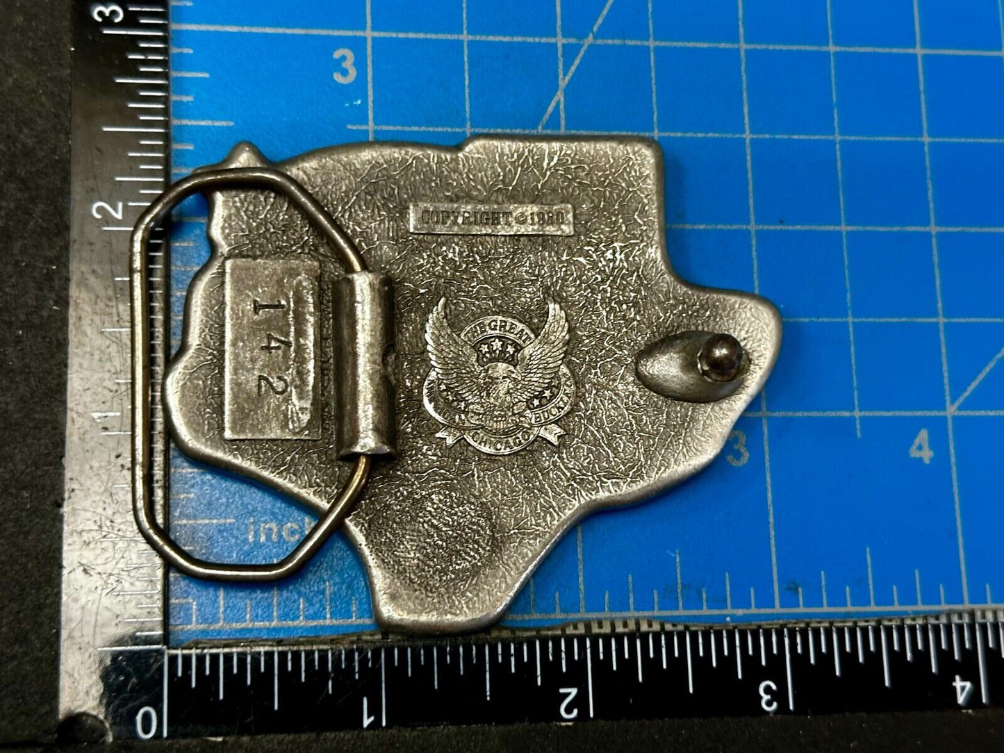 Texas Lone Star State Oil Guns Longhorn by The Great American Belt Buckle Co