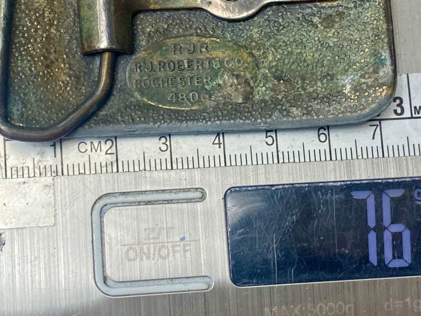 Vintage Chevrolet Chevy Antique Car logo emblem belt buckle by RJ Roberts