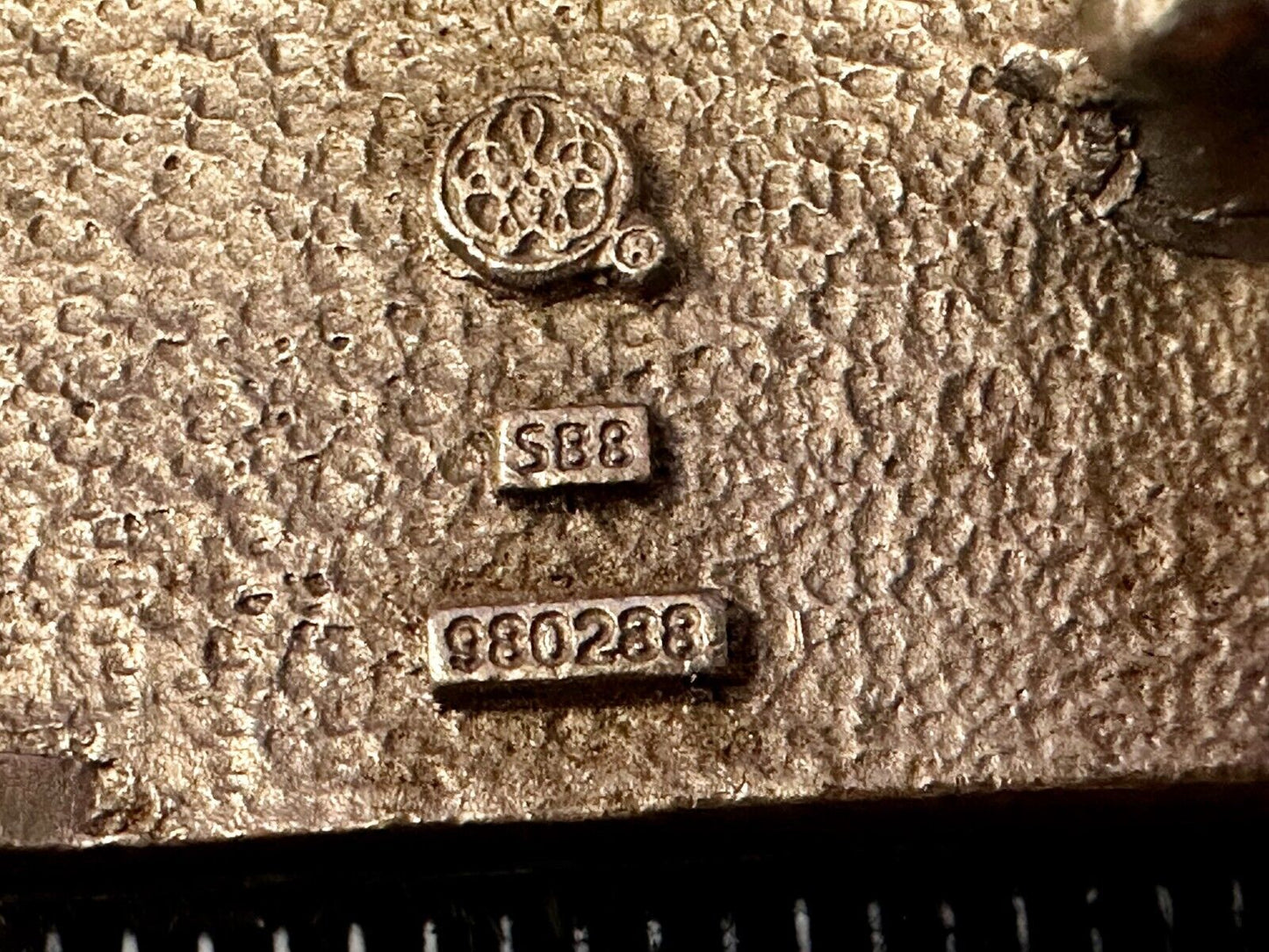 Bear Paw Native American Indian Vtg 1998 Southwestern Small Siskiyou Belt Buckle