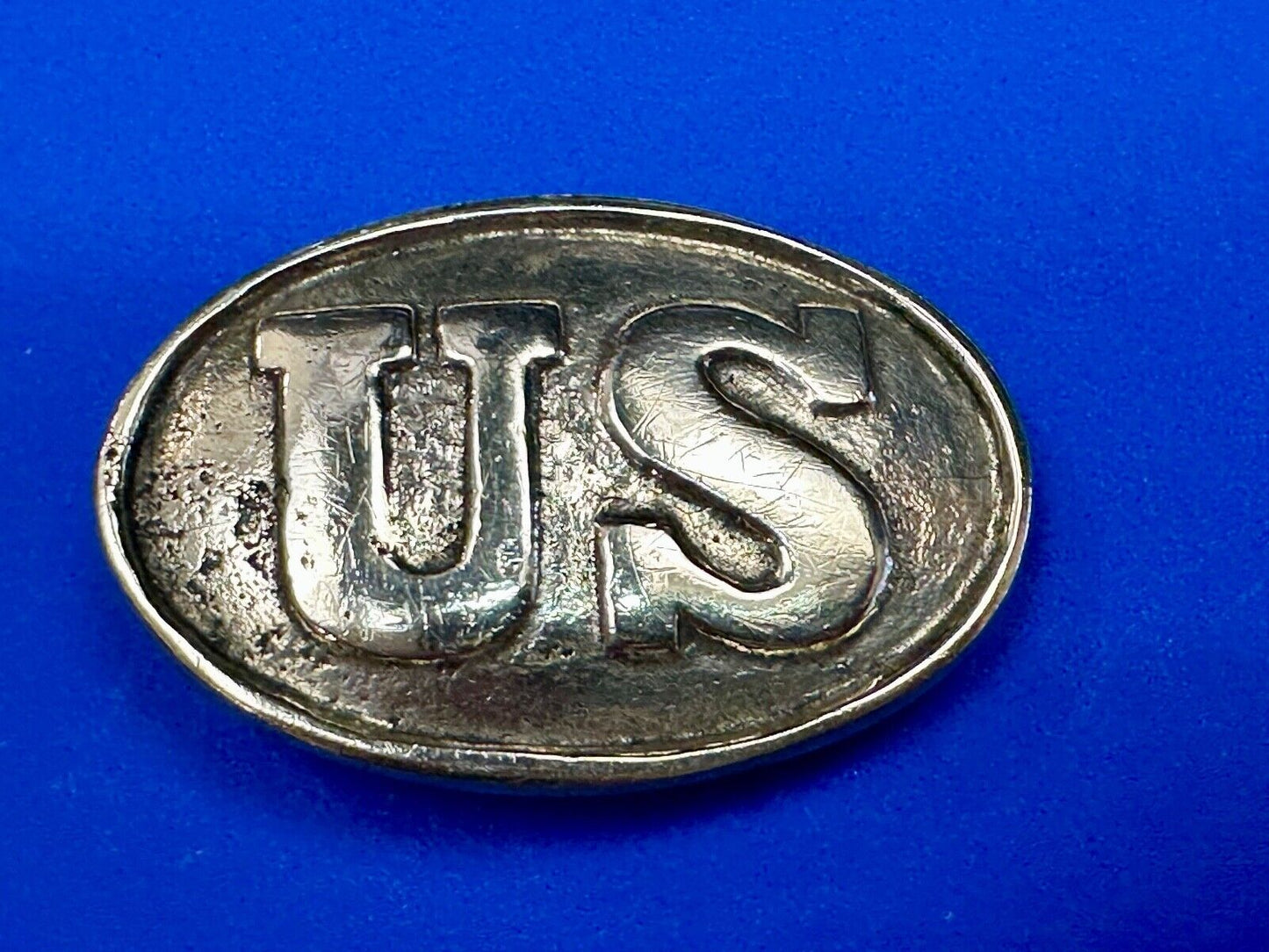 US Enlisted Army Soldiers Civil War Reproduction belt buckle - Two prong back