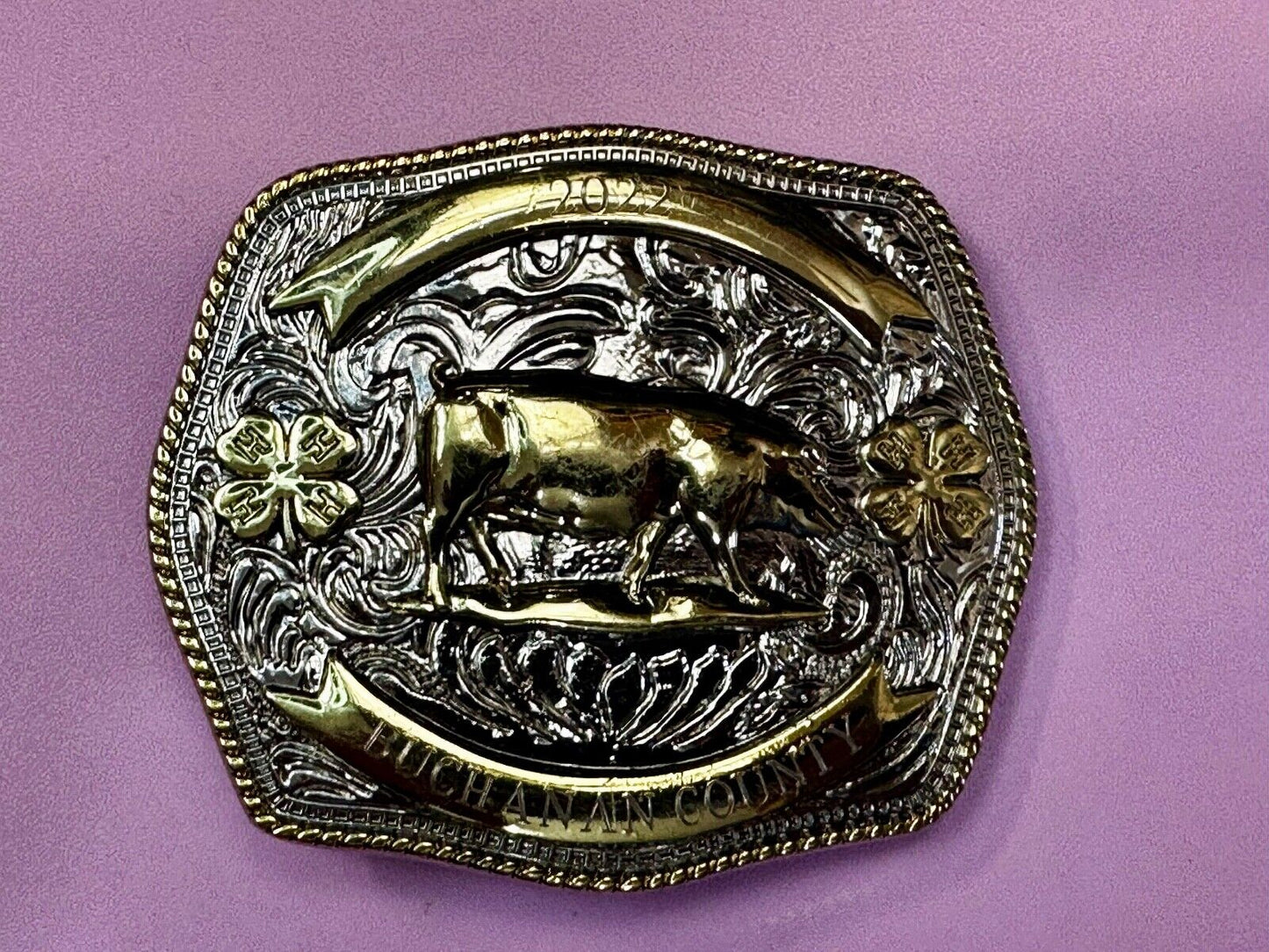 2022 Buchanan County Fair Iowa? Trophy Belt Buckle