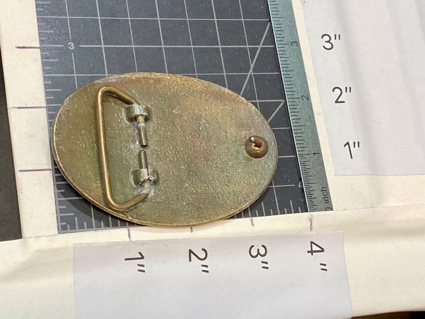 Bicentennial 1776-1976 Liberty Bell, Ring for Independence Oval Belt Buckle