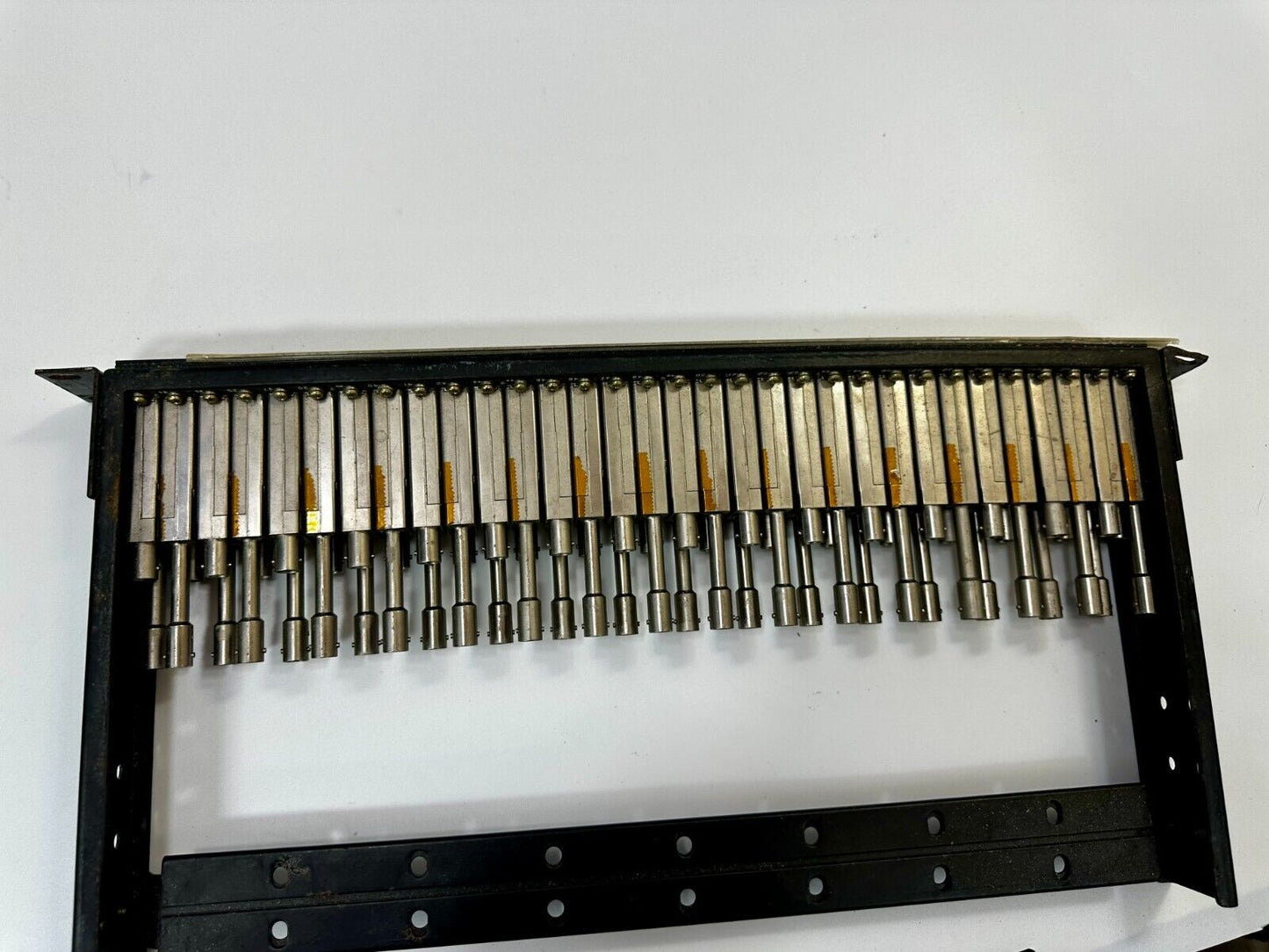 ADC Video Production Patchbay Patch Bay Panel Catalog number PPI1232RS-MVJT-BK