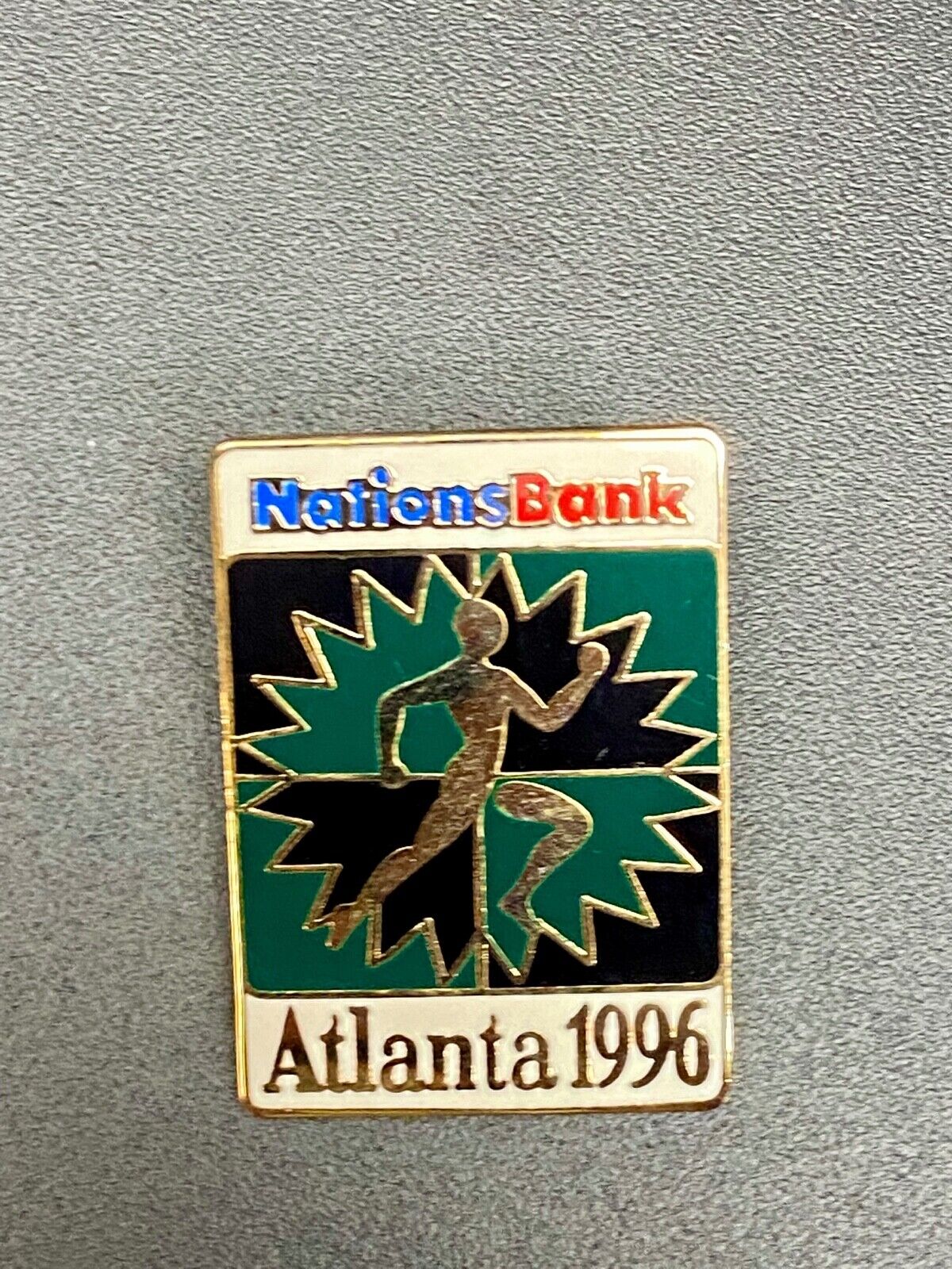 1996 ATLANTA OLYMPIC PIN TRACK and FIELD - NATIONS BANK PIN TEAM USA