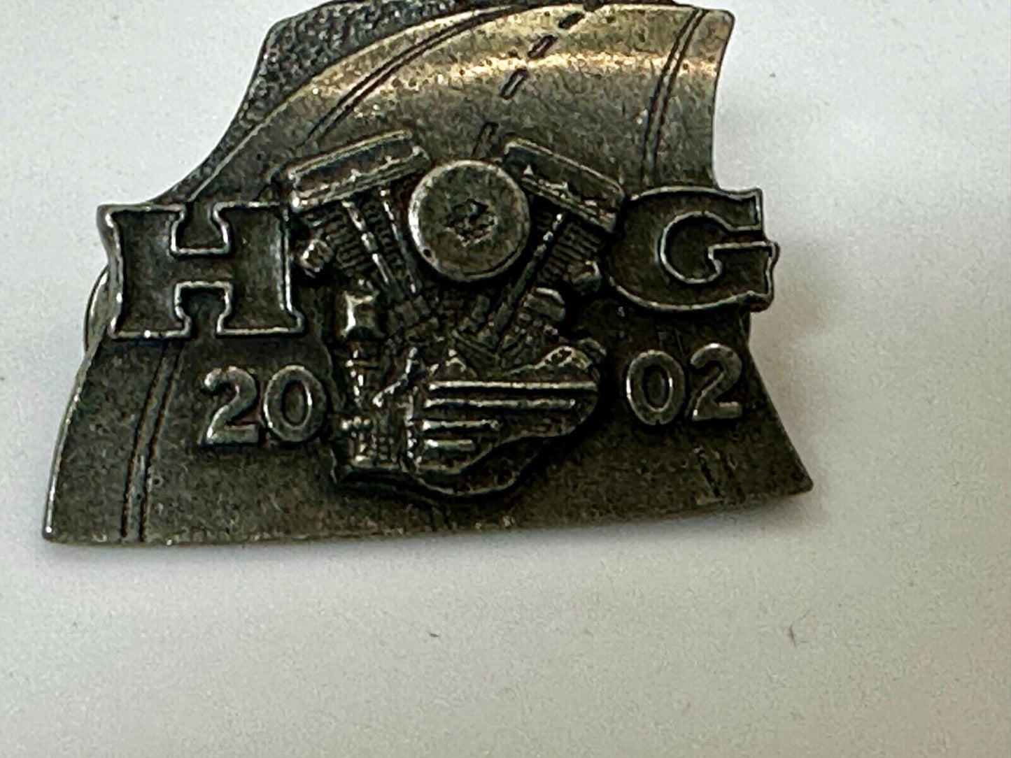 2002 Harley Davidson Engine Owners Group HOG Pin for Jacket or Vest