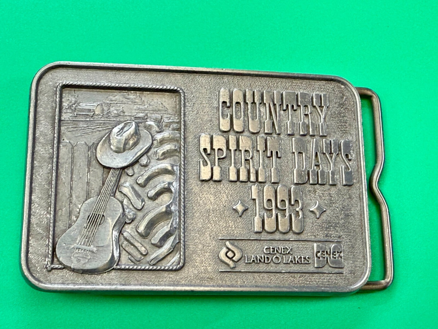 1993 Cenex Land O Lakes Country Spirit Days Commemorative Belt Buckle