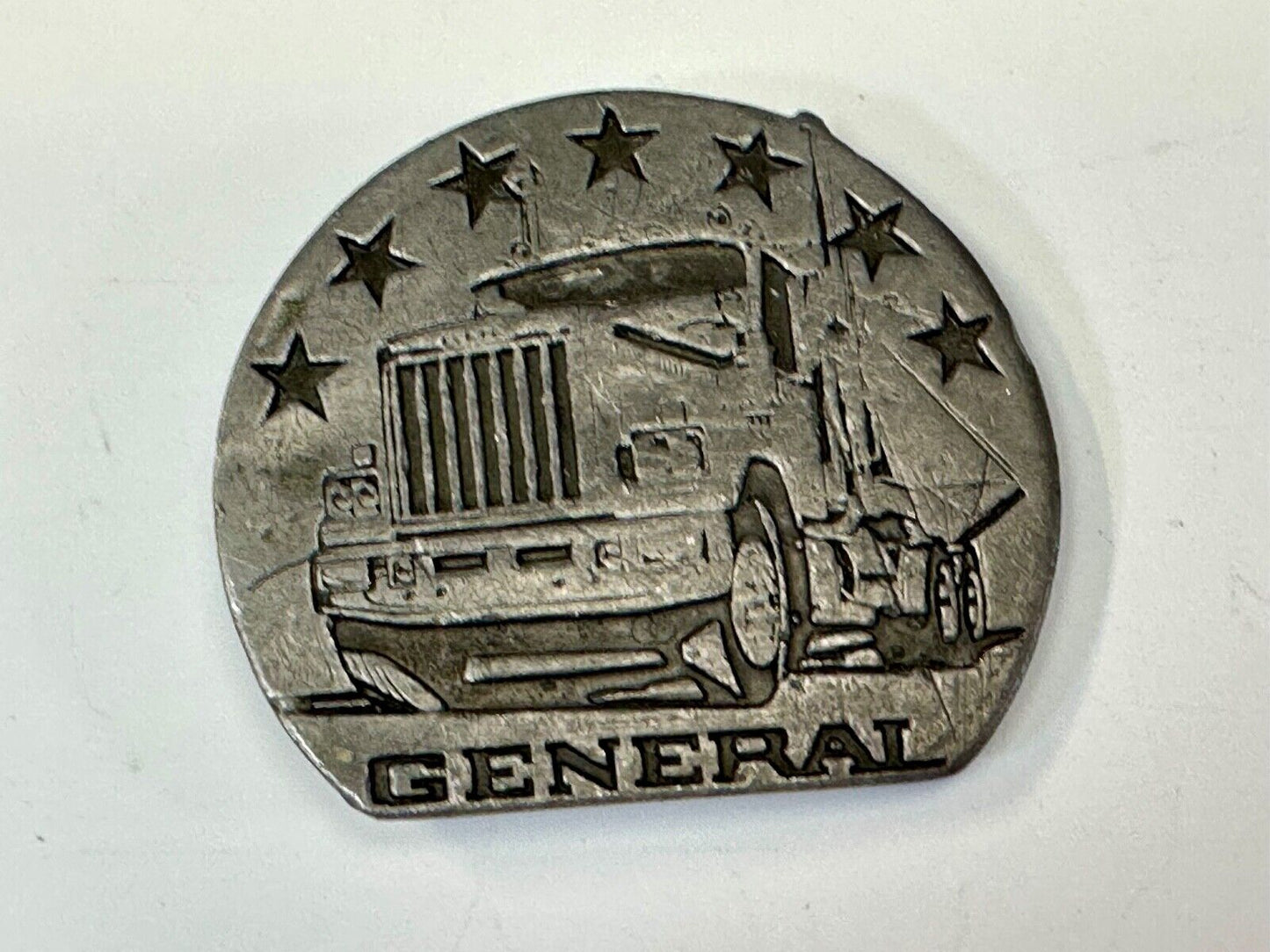The General Semi Big Rig Truckers Drivers vintage Buck-L-Up 1976 belt buckle