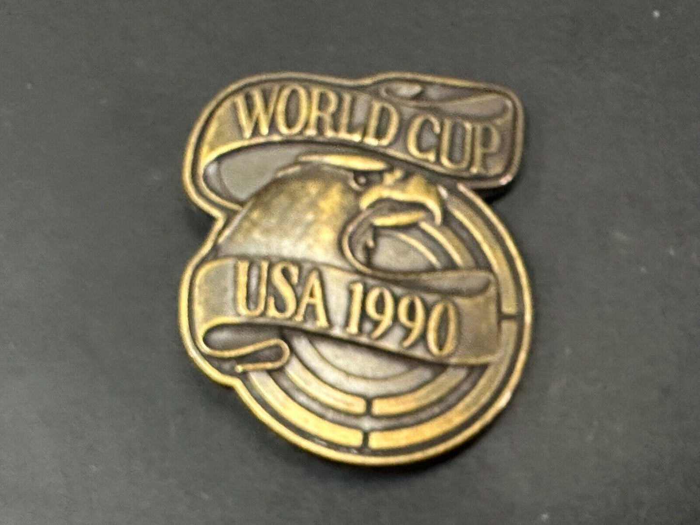 1990 USA World Cup Games Mens National Soccer Commemorative belt buckle