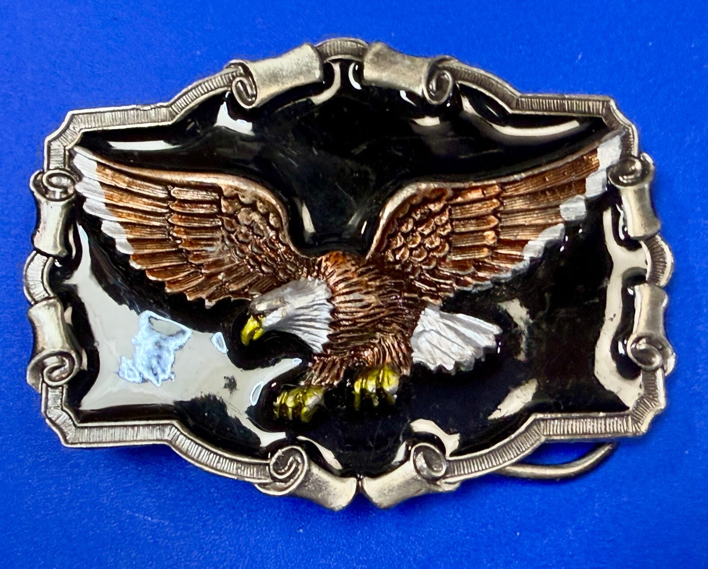 Vintage 1983 Patriotic American Bald Eagle - The Great American Buckle Co