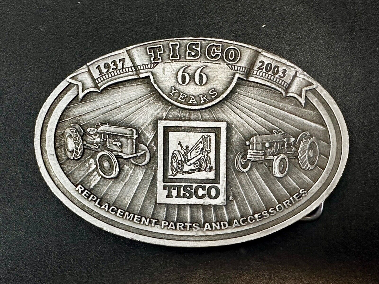 TISCO Tractor Implement Supply Replacement Parts 66 years, 2003 Belt Buckle