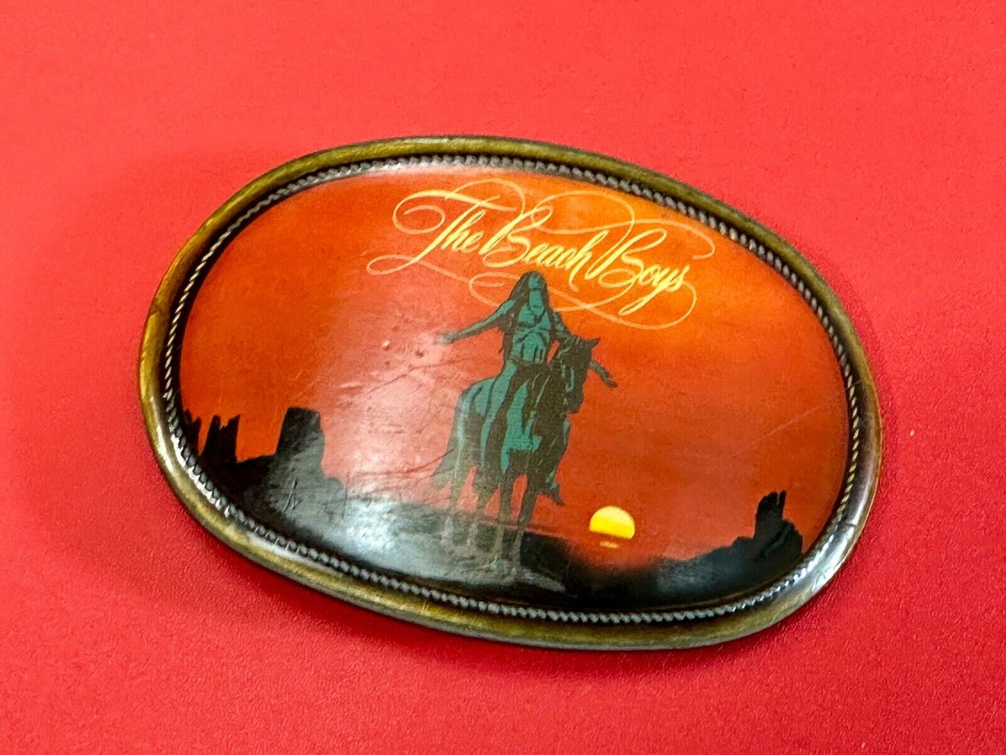 The Beach Boys, Endless Summer RARE Band Music Vintage 1976 Pacifica belt buckle