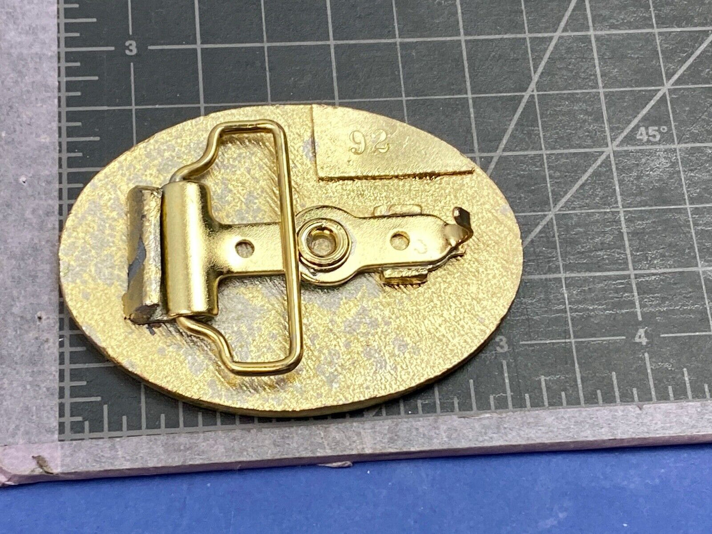 Vintage 1988 Western Chapter Pointe-au-Pic Quebec Canada belt buckle RARE. #92