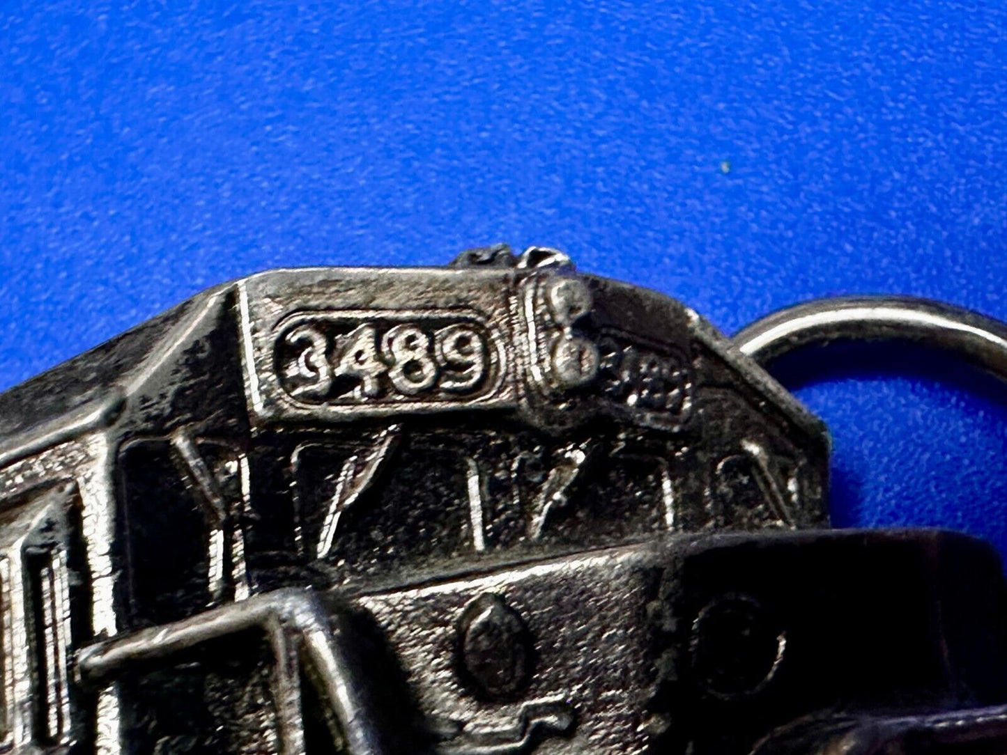 3489 Train Locomotive RailRoad Vintage 1980 - The Great American Belt Buckle Co