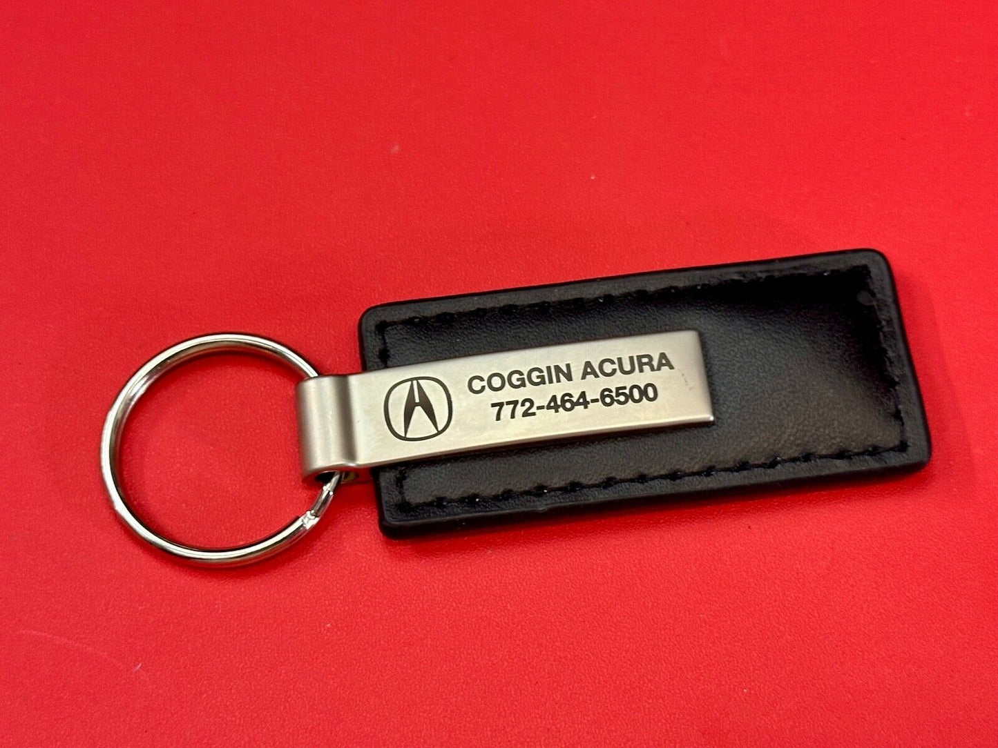 Vintage Coggin Acura Auto Dealers Car Keychain - Key Ring Chain