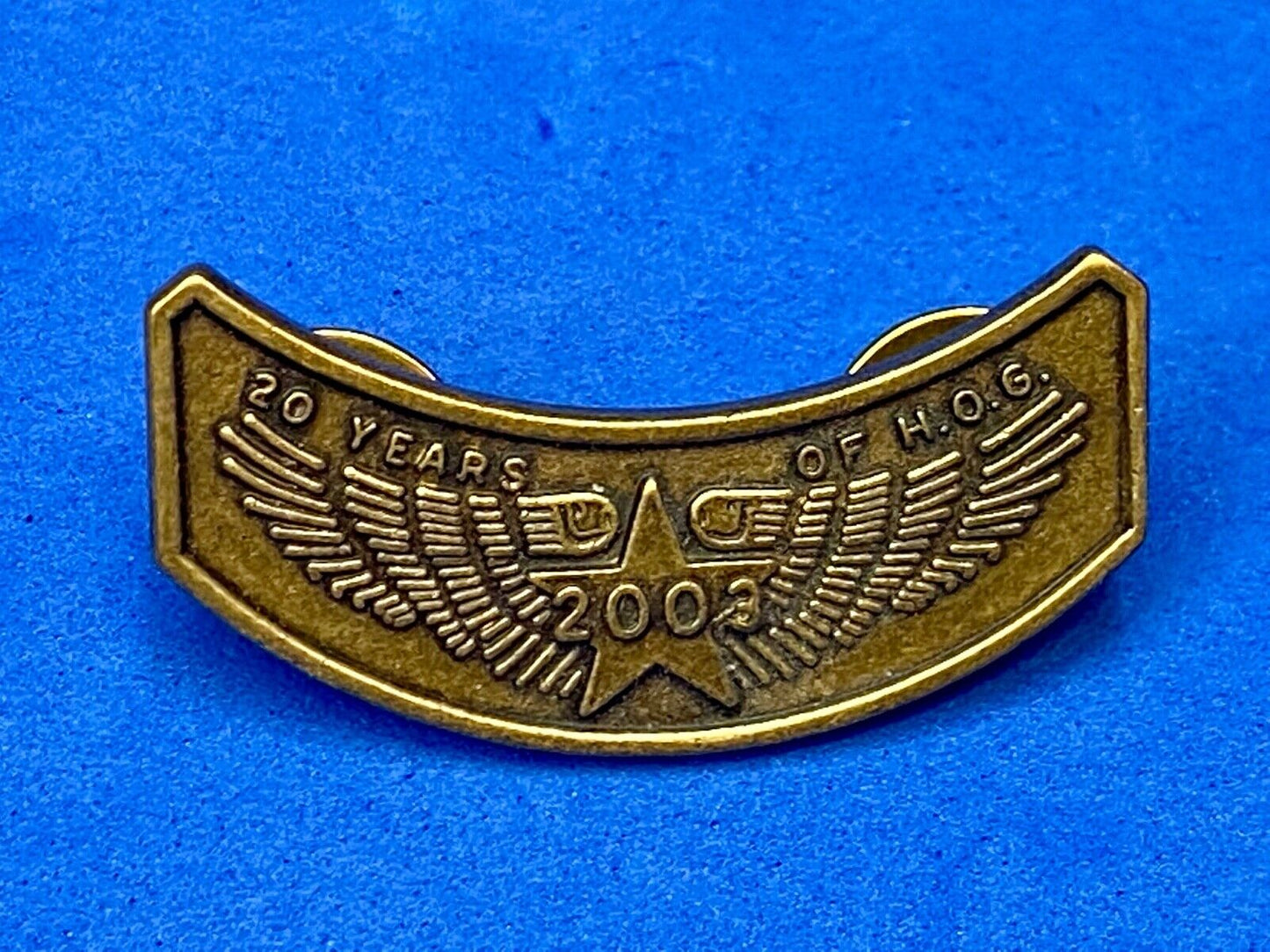 2003, 20 years! Harley Davidson HOG Harley Owners Group Motorcycles Pin