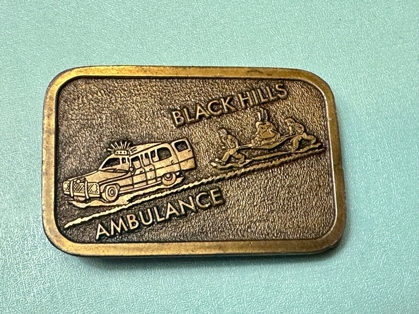 Black Hills Ambulance Belt Buckle Hit Line U.S.A. Paramedic EMT by Hit Line