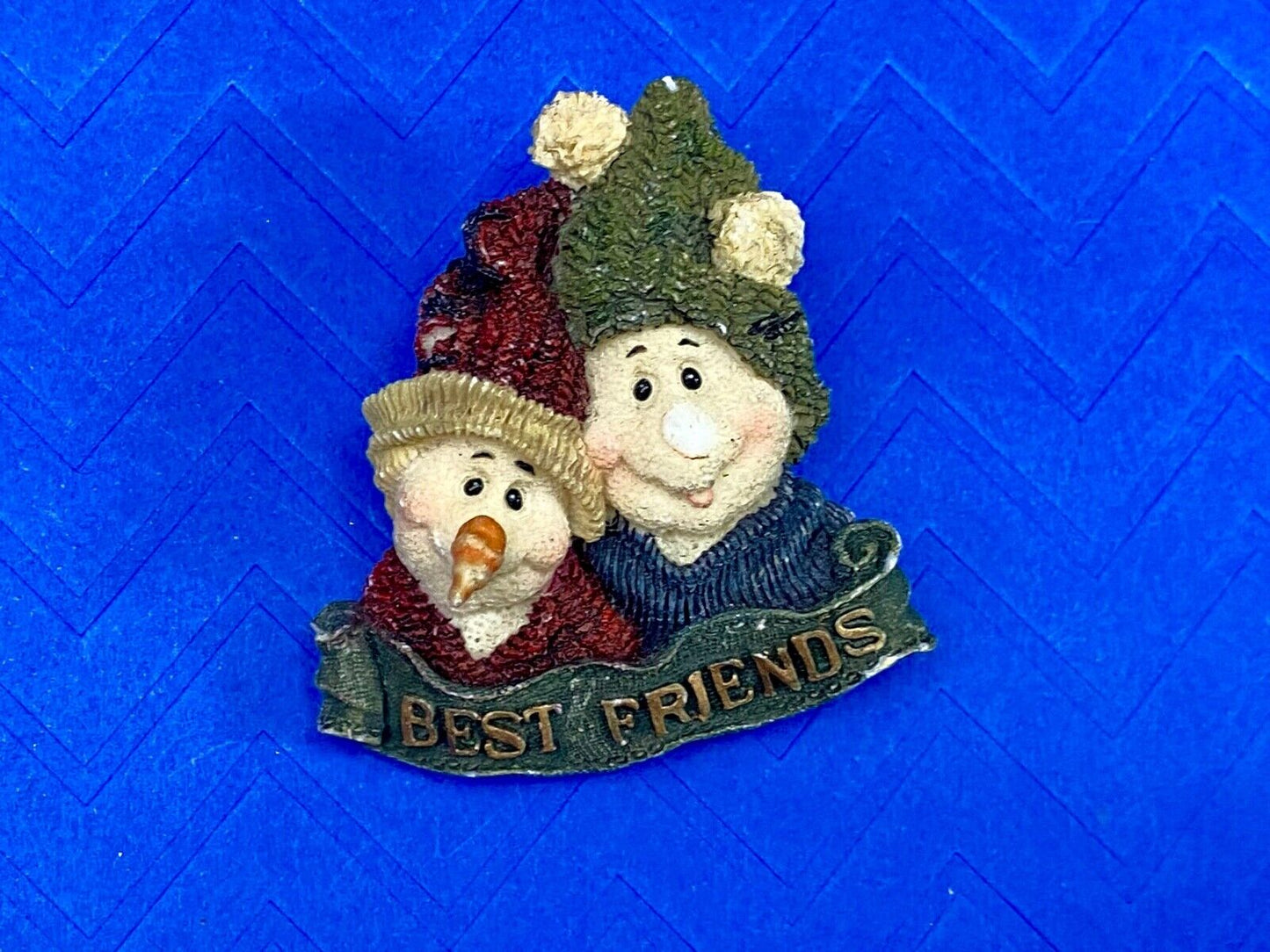 Best Friends Winter Snowman Adorable Boyds Bears & Friends Brooch Pin