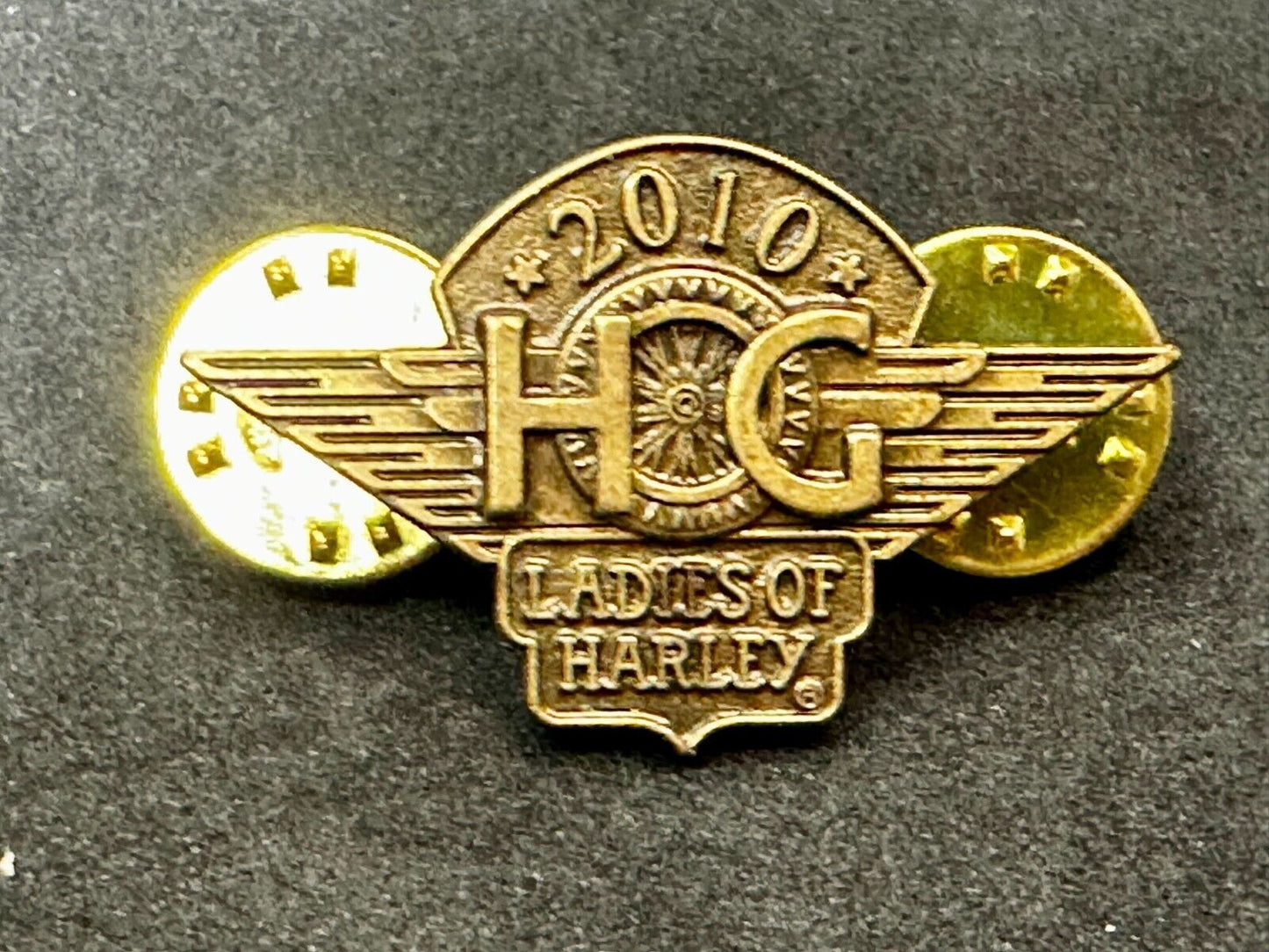 2010 Ladies of Harley Davidson Owners Group HOG Pin for Jacket or Vest