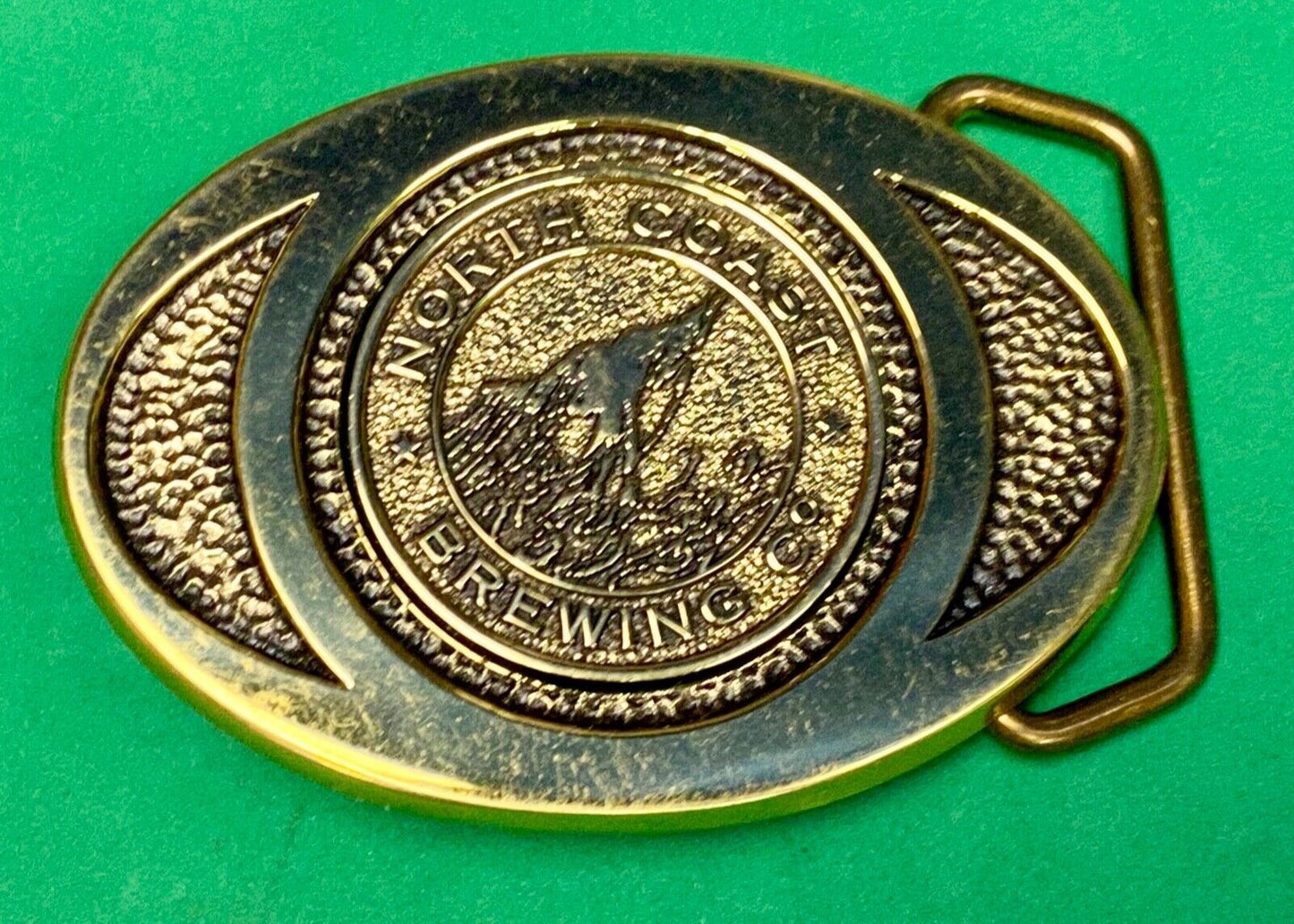 Beer Brewery Collectable North Coast Brewing Company Solid Brass Bts Belt Buckle
