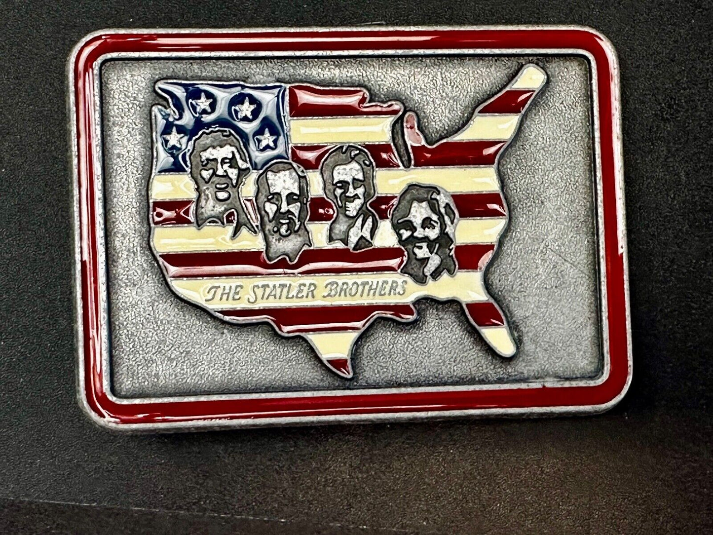 The Statler Brothers Band Country Music Band Record Promo Music Belt Buckle