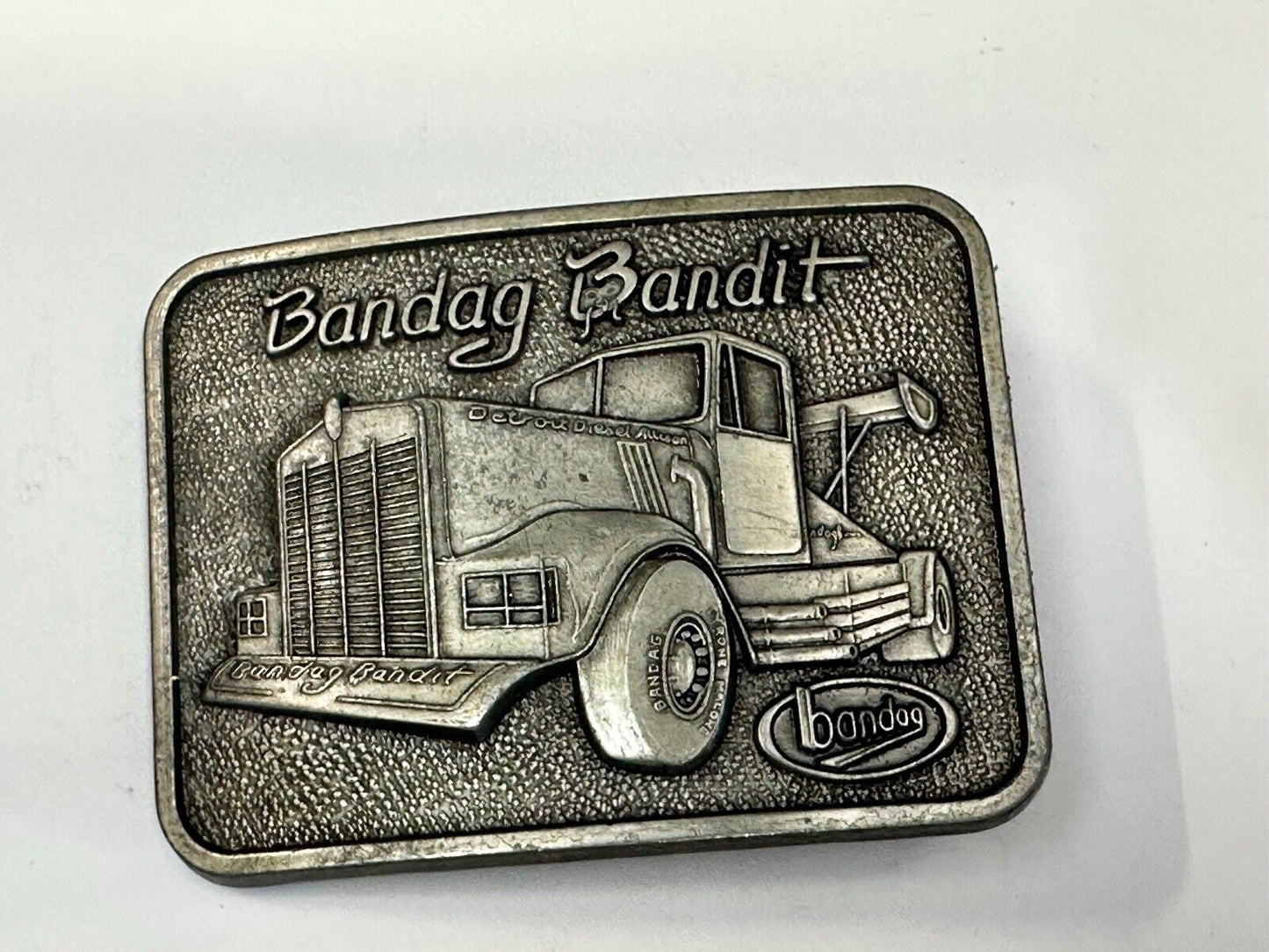 Bandag Bandit Vintage Kenworth Big Rig Trucking Semi Drivers Belt Buckle by RJ