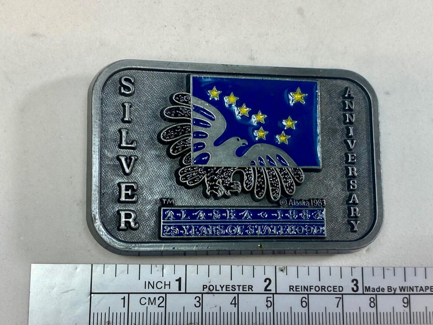 Vintage 1983 State Of Alaska - Silver Anniversary By Frontier Marketing
