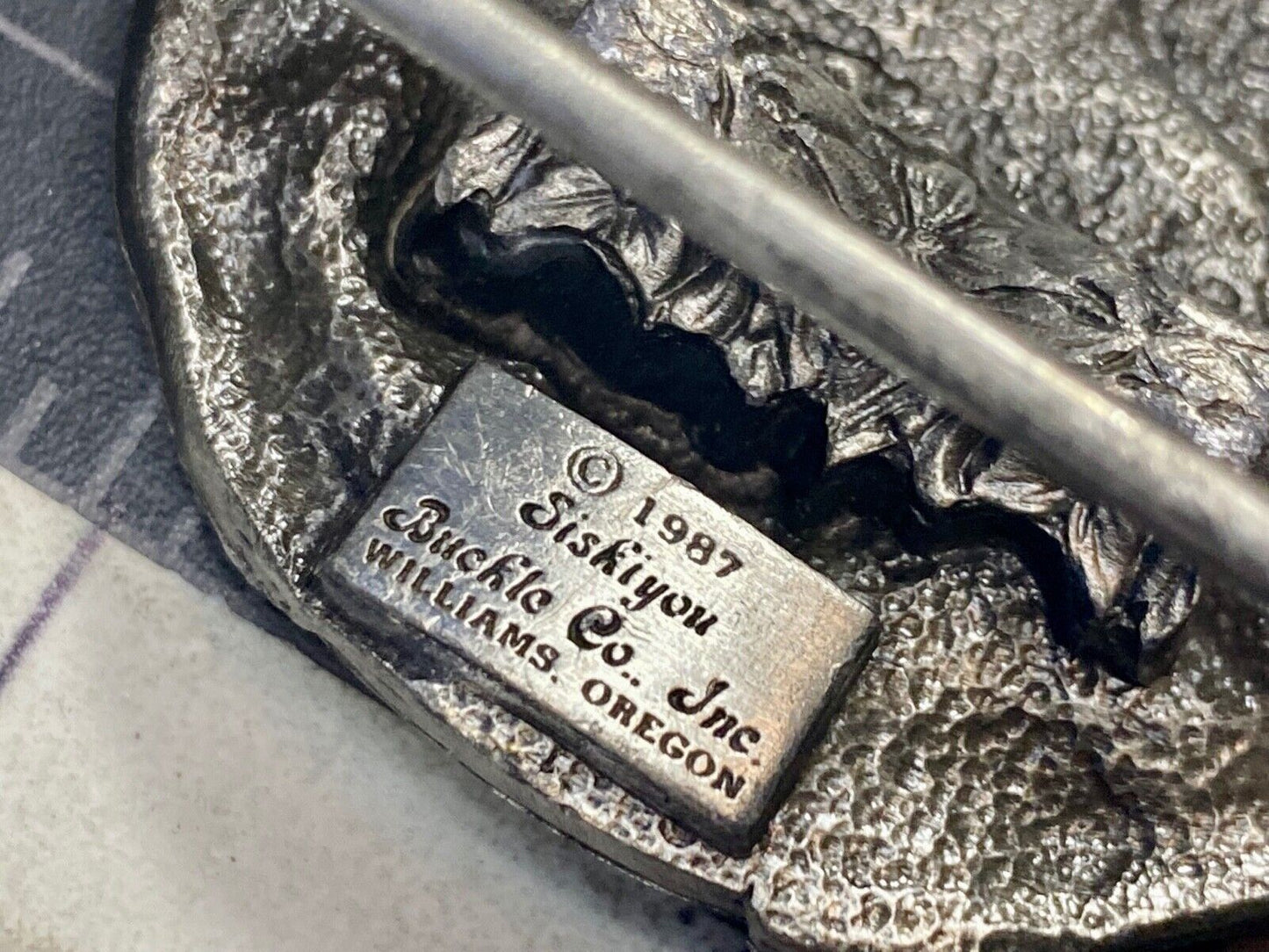 1988 Tisco Tractor Implement Supply Agriculture Farm Supply 51 Year Belt Buckle