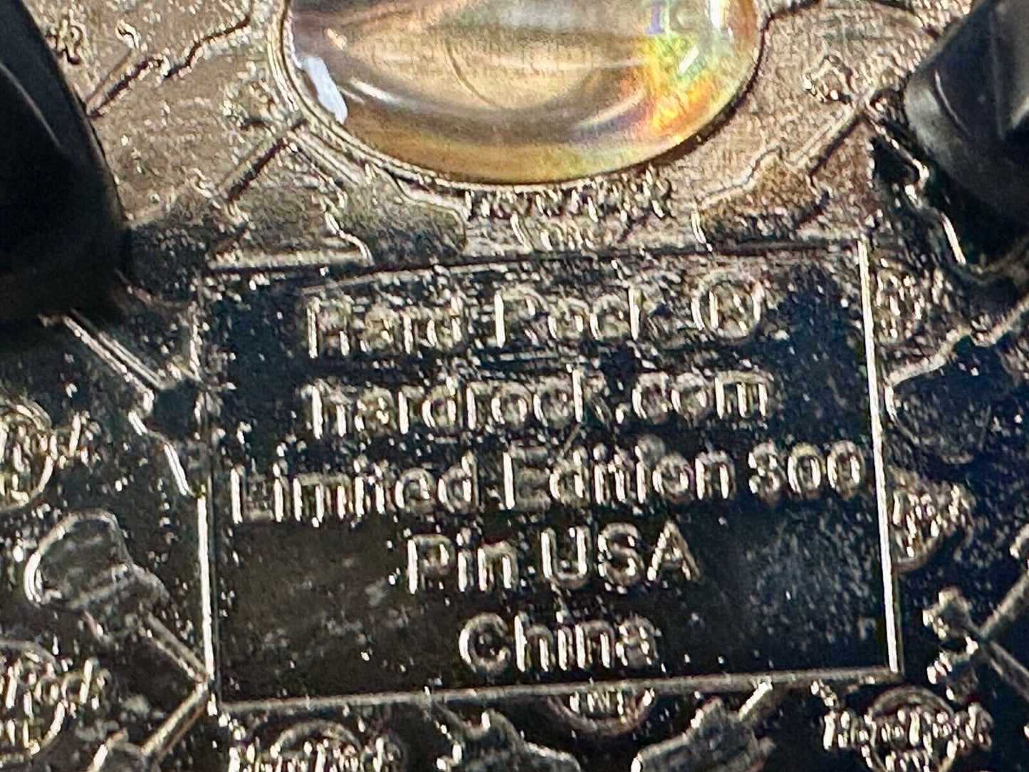 2009 Hard Rock Cafe Collectors San Diego California Stamp Style pin