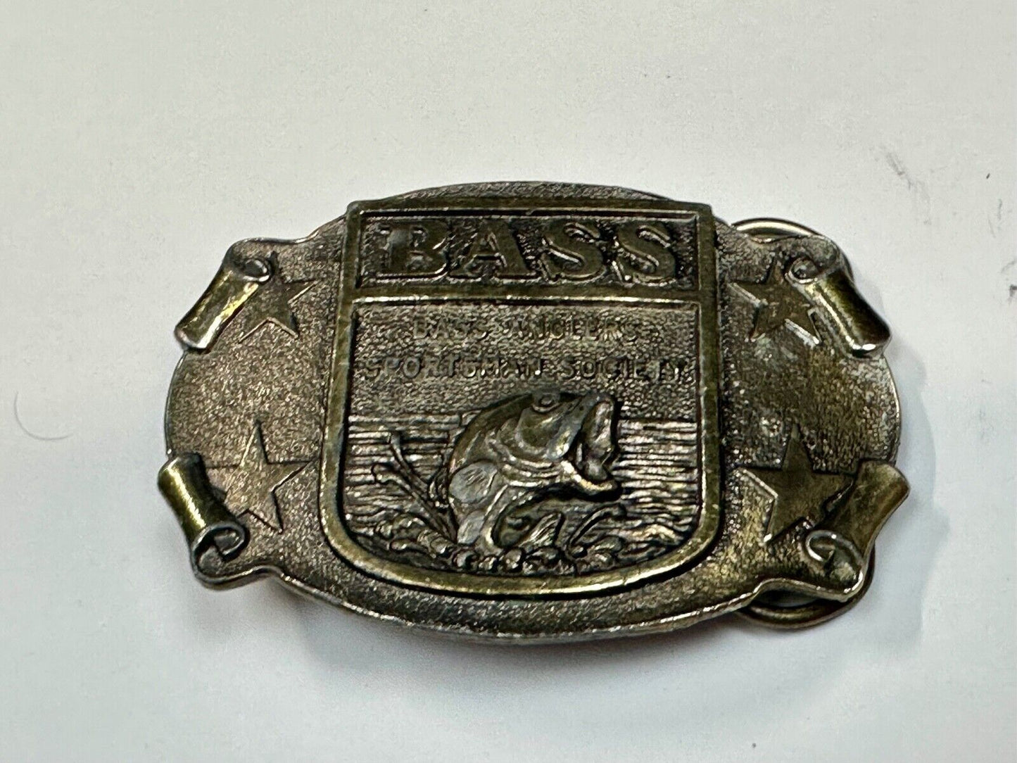 BASS Fishing Anglers Sportsman's Society Club 0 Great American Belt buckle Co