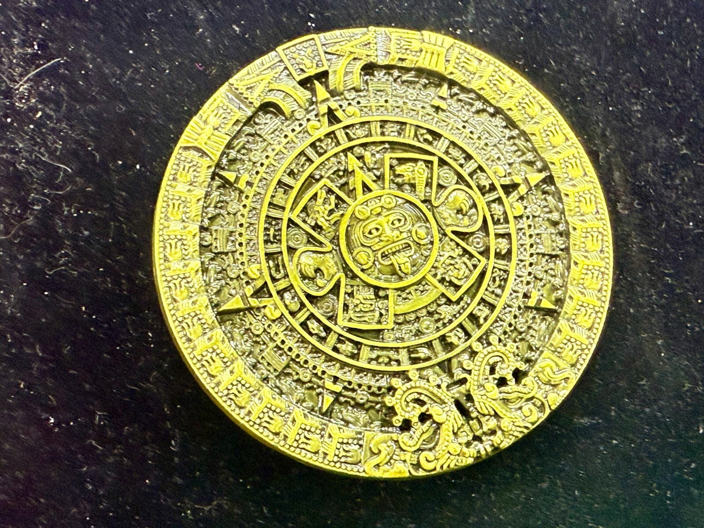 Aztec Mayan Mexican Calendar Native Indian Calendario DEL SOL Belt Buckle