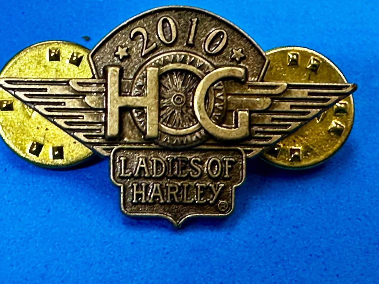 2010 Ladies of Harley Davidson Owners Group HOG Pin for Jacket or Vest