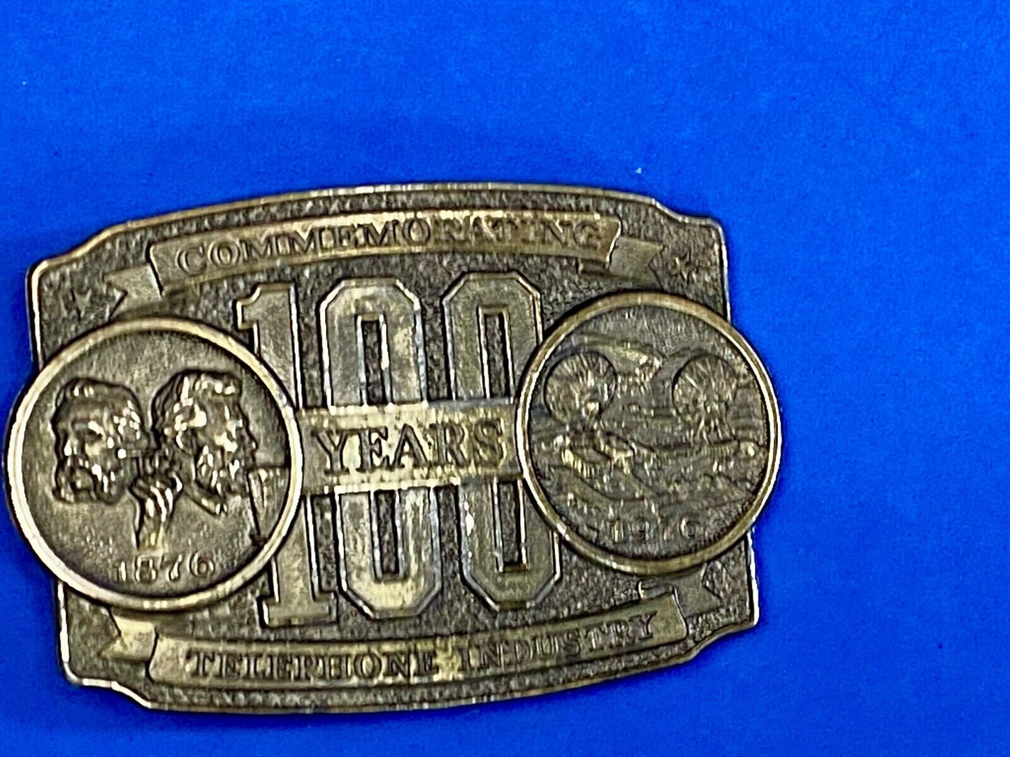 The Telephone Industry, 100 Year Commemorative Belt Buckle - Long Lines Council