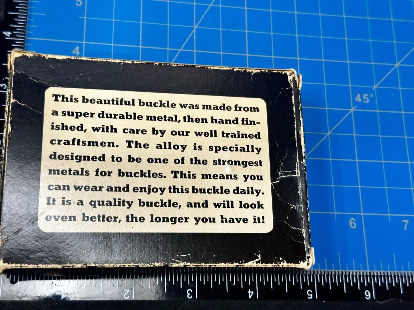 Beautiful Customized Name RALPH Cut-Out Vintage Belt Buckle by THE CHAD - in box