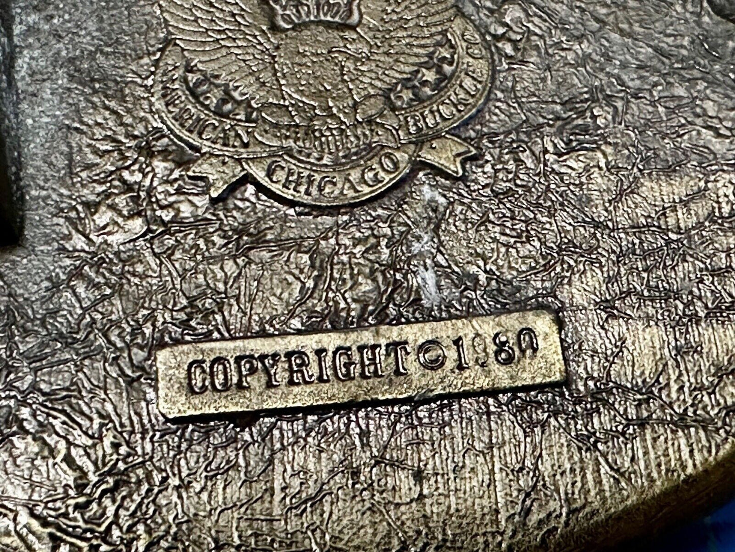 Bighorn Ram - Wildlife VTG 1980 Belt Buckle by Great American Buckle Co