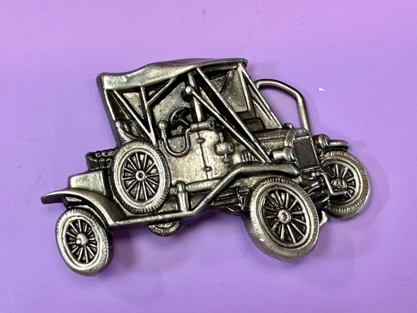 vintage Car Collectors Auto 30's? Cutout car shaped belt buckle