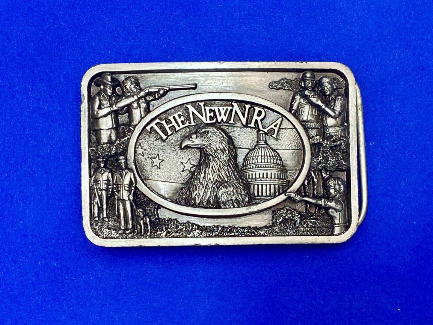 The New NRA Collectors Series 1993 Sixth edition RARE! Gun Rights belt buckle