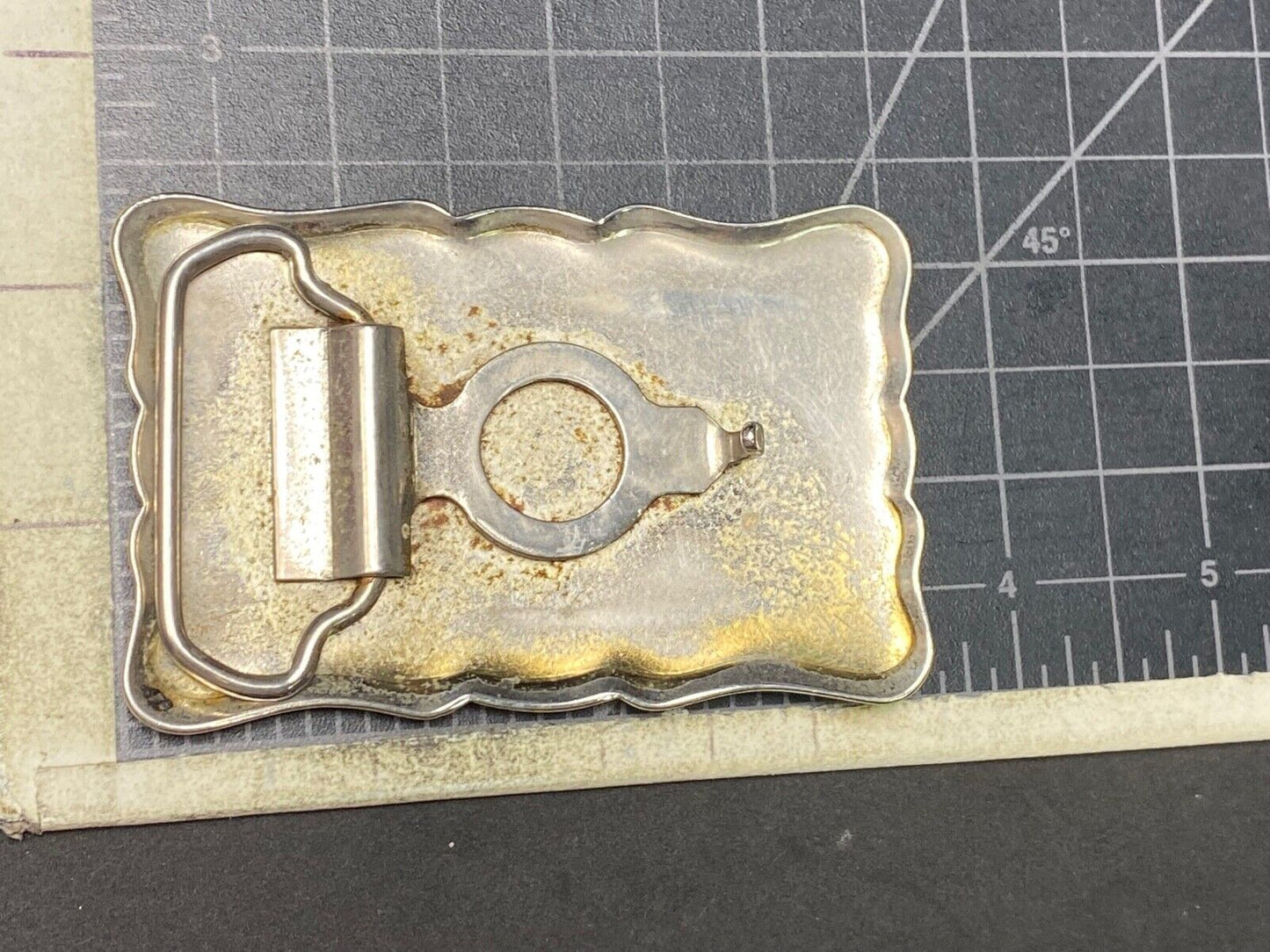 Train Steam engine Vintage western belt buckle