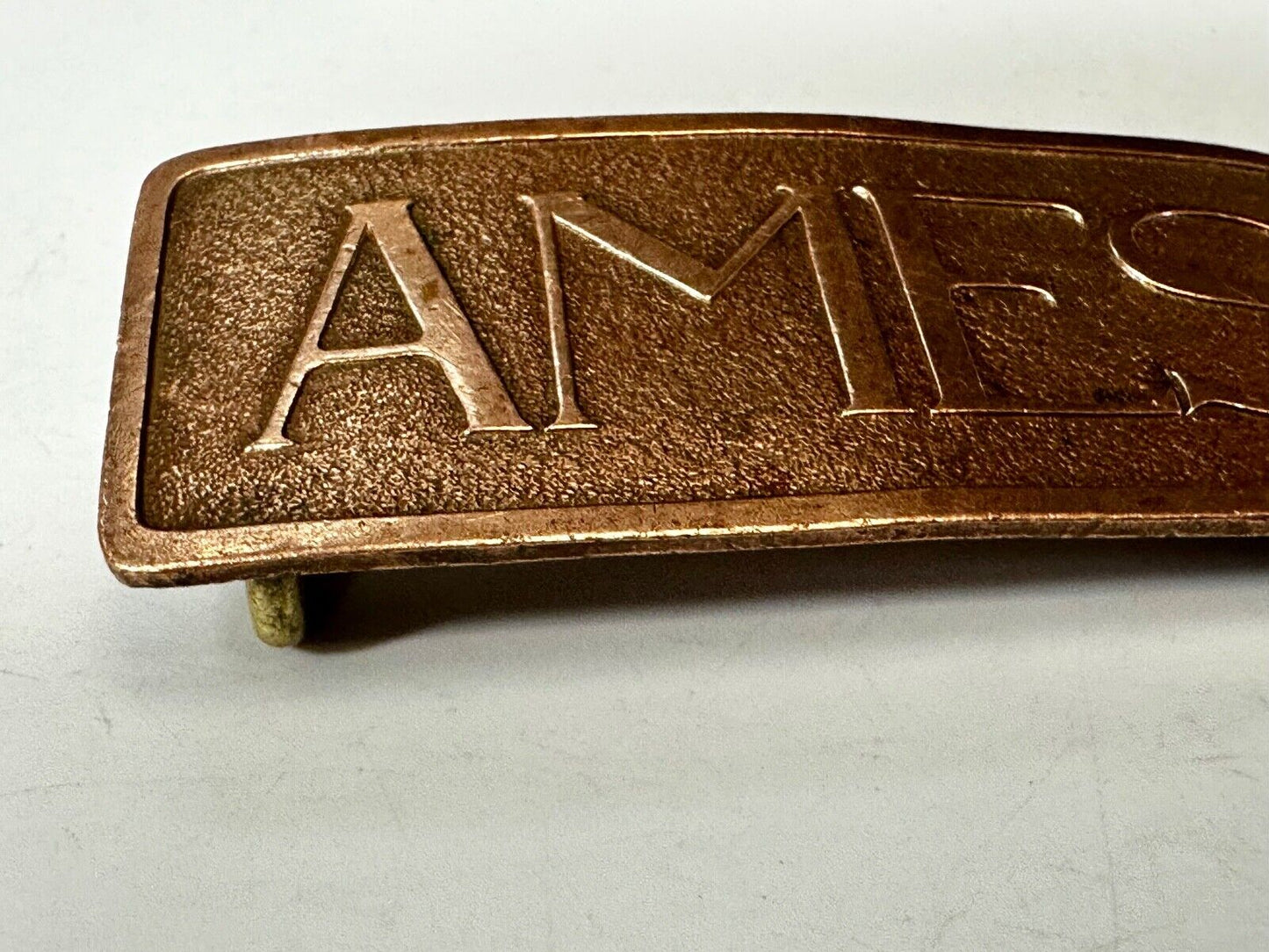 Ames School University Antique Robbins Co Attleboro Mass Belt Buckle