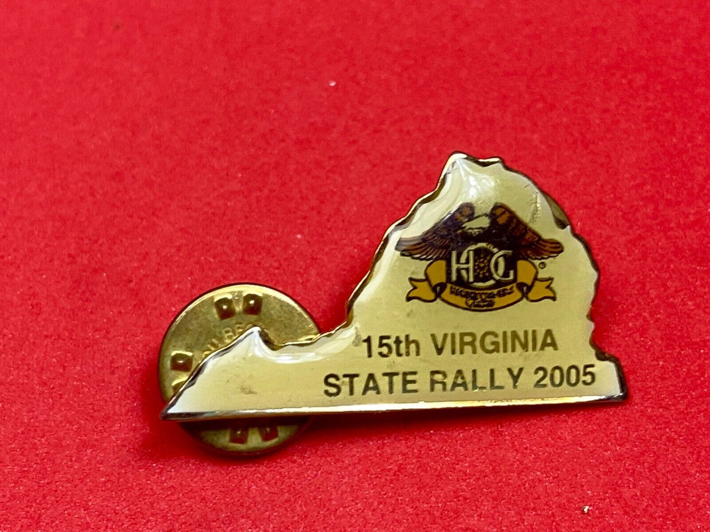 2005 Virginia State Harley Davidson HOG Rally Motorcycle Collectors pin