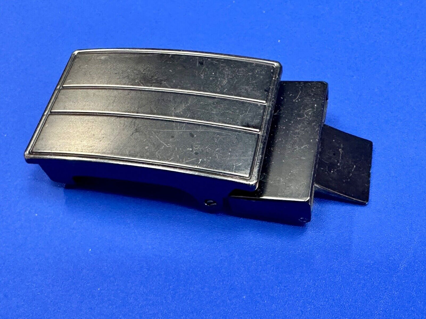 BLACK Color Dress Formal 3 lined replacement Belt Buckle