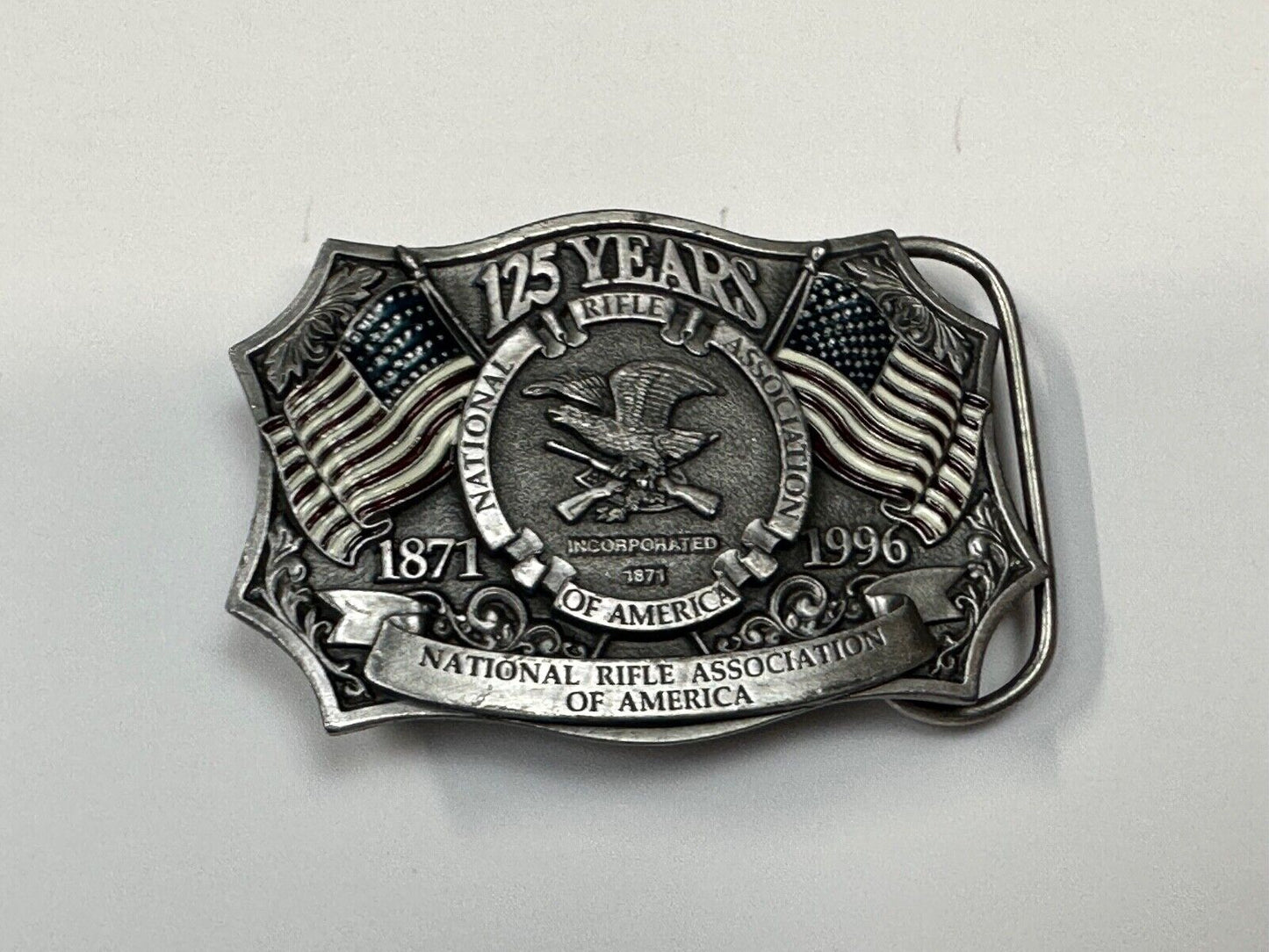 1996 NRA National Rifle Association Firearms Freedom 125 year celebration belt