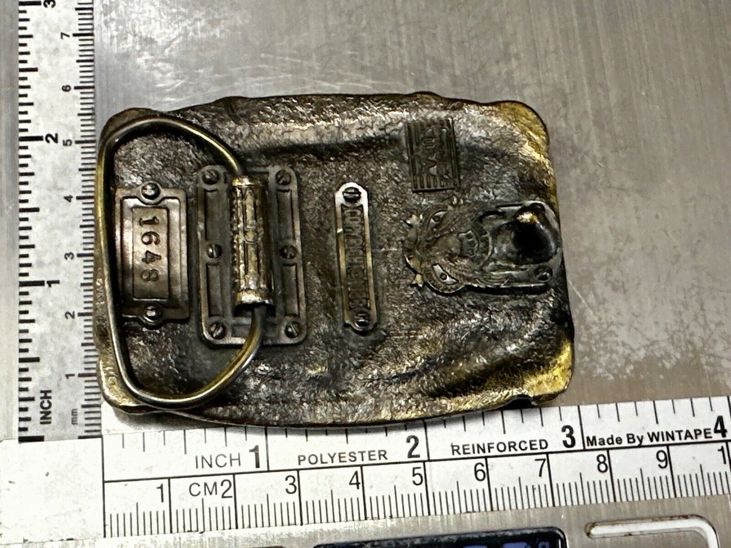 1986 The American Fire Fighter - No Sleep Tonight Vintage Belt Buckle