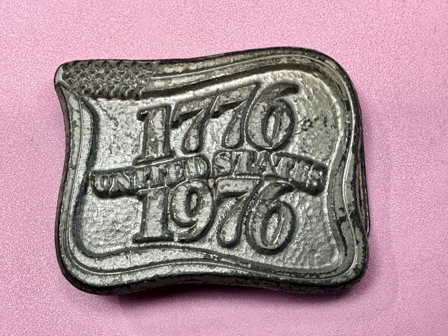 Bicentennial 1776 - 1976 United States Patriotic America Belt Buckle